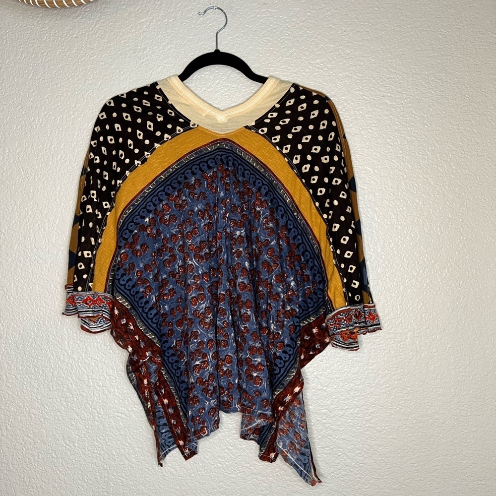 Free People Multicolor Patterned Blouse